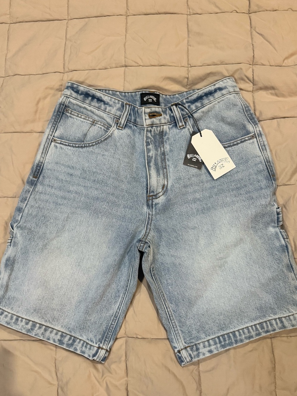 Billabong Light Blue Washed Denim Men's Shorts